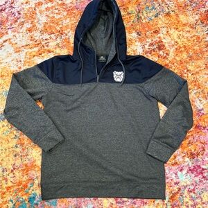 Butler Bulldogs Half Zip Hoodie | Colosseum Athletics | Men’s Large | Navy/Gray